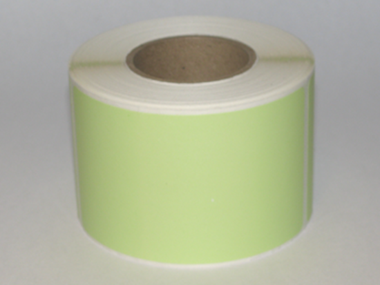 Thermal Visitor Labels 2 1/4" x 4" Green